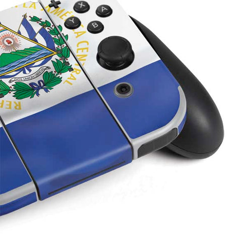 El Salvador Flag Nintendo Switch OLED (2021) Skin